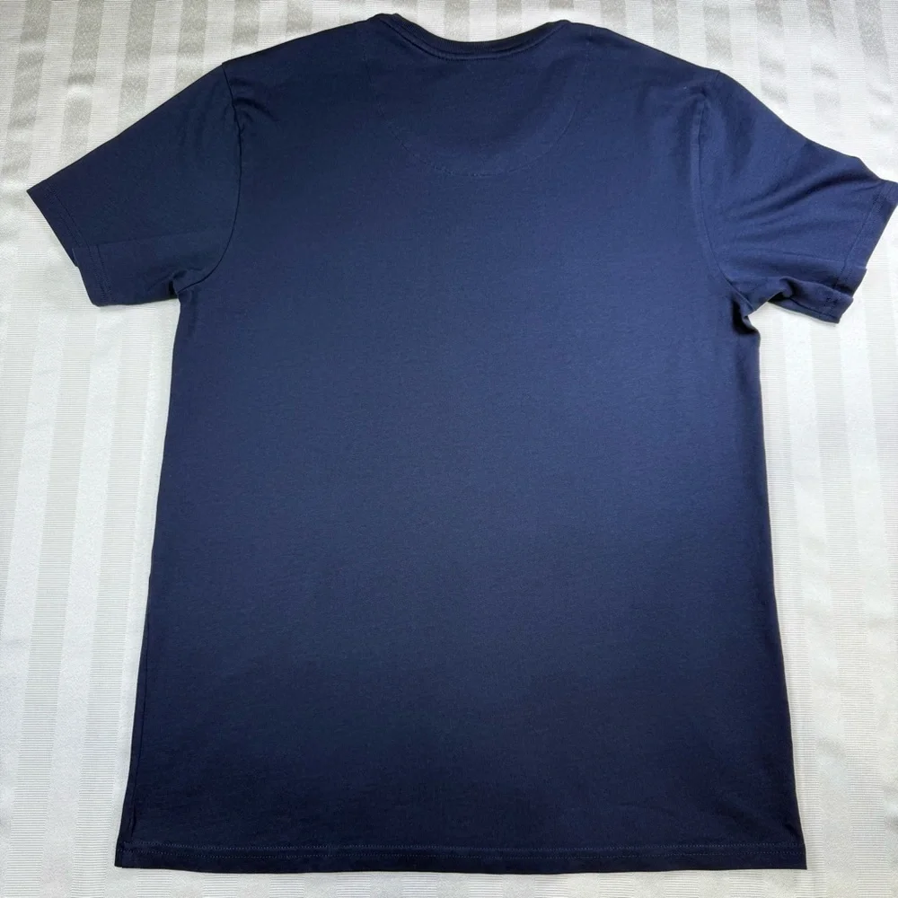 Ralph Lauren Men's Supreme Comfort Cotton Tee T Shirt Short Sleeve Navy Size M - Picture 4 of 11